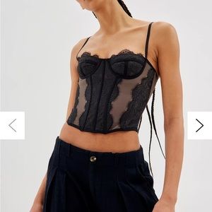 Out From Under Modern Love Corset Urban Outfitters